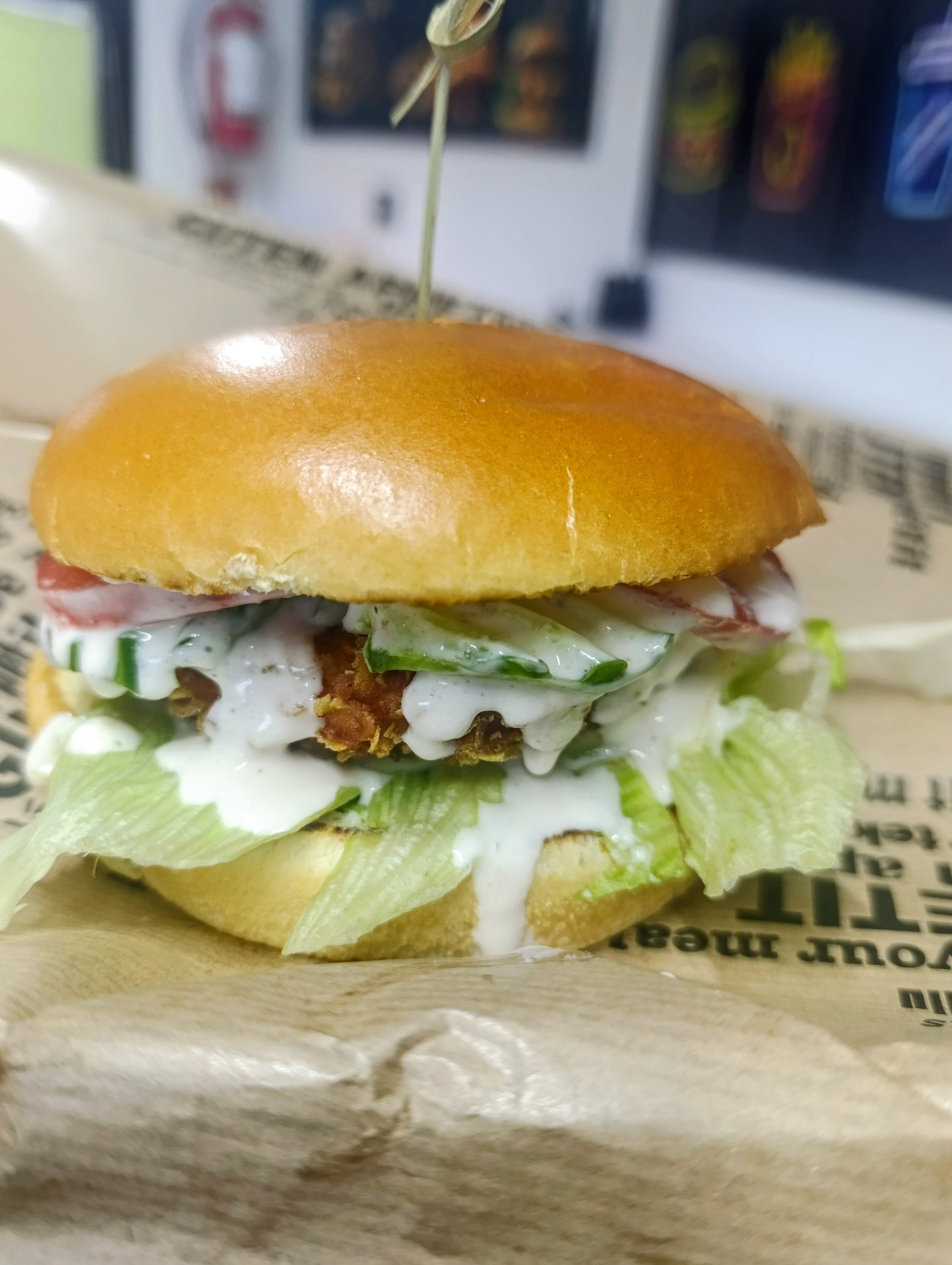 Crunchy burger 1890Ft Menü+800Ft.